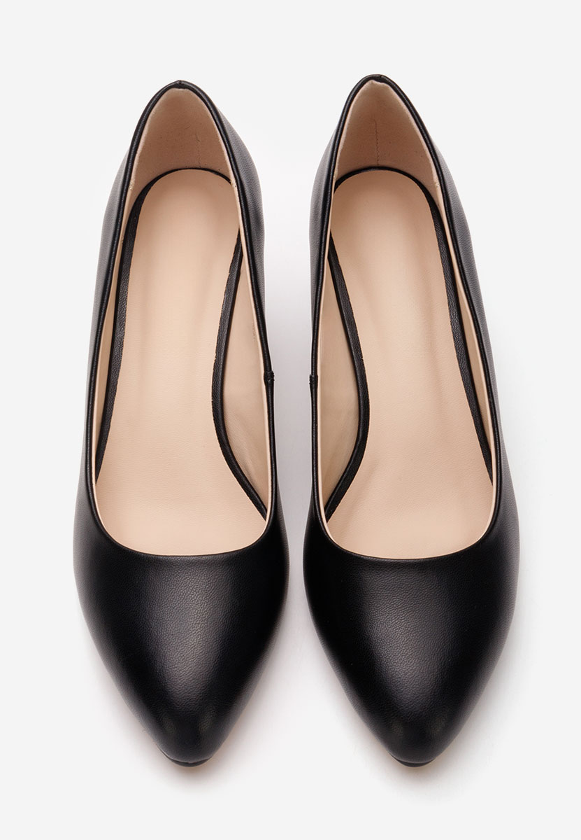 Chaussures pour femme en cuir noirs Kyrsten