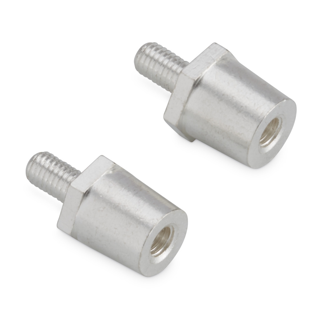 Adapter M8 Innengewinde Rundpol (1 Paar)