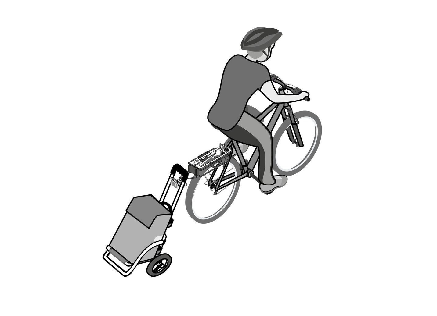 Leichter und leiser Einkaufsroller Royal Shopper