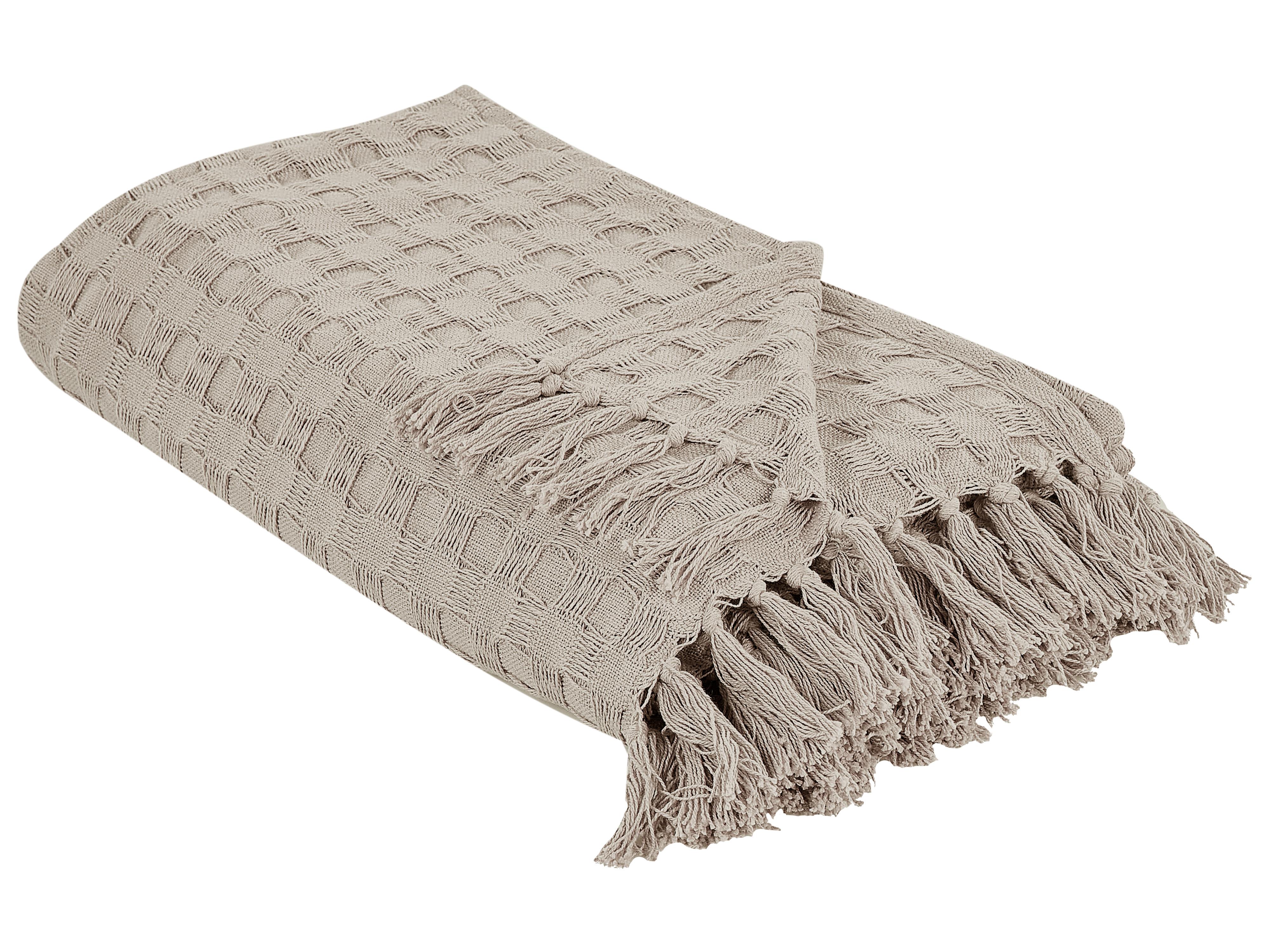 Sprei BERE Katoen 220 x 240 cm Taupe
