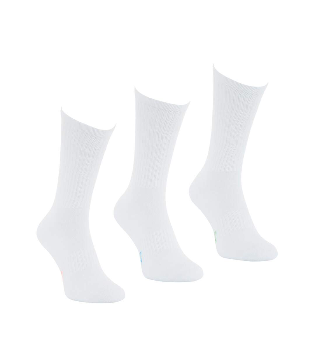 Lot de 3 paires de chaussettes de sport hautes crew