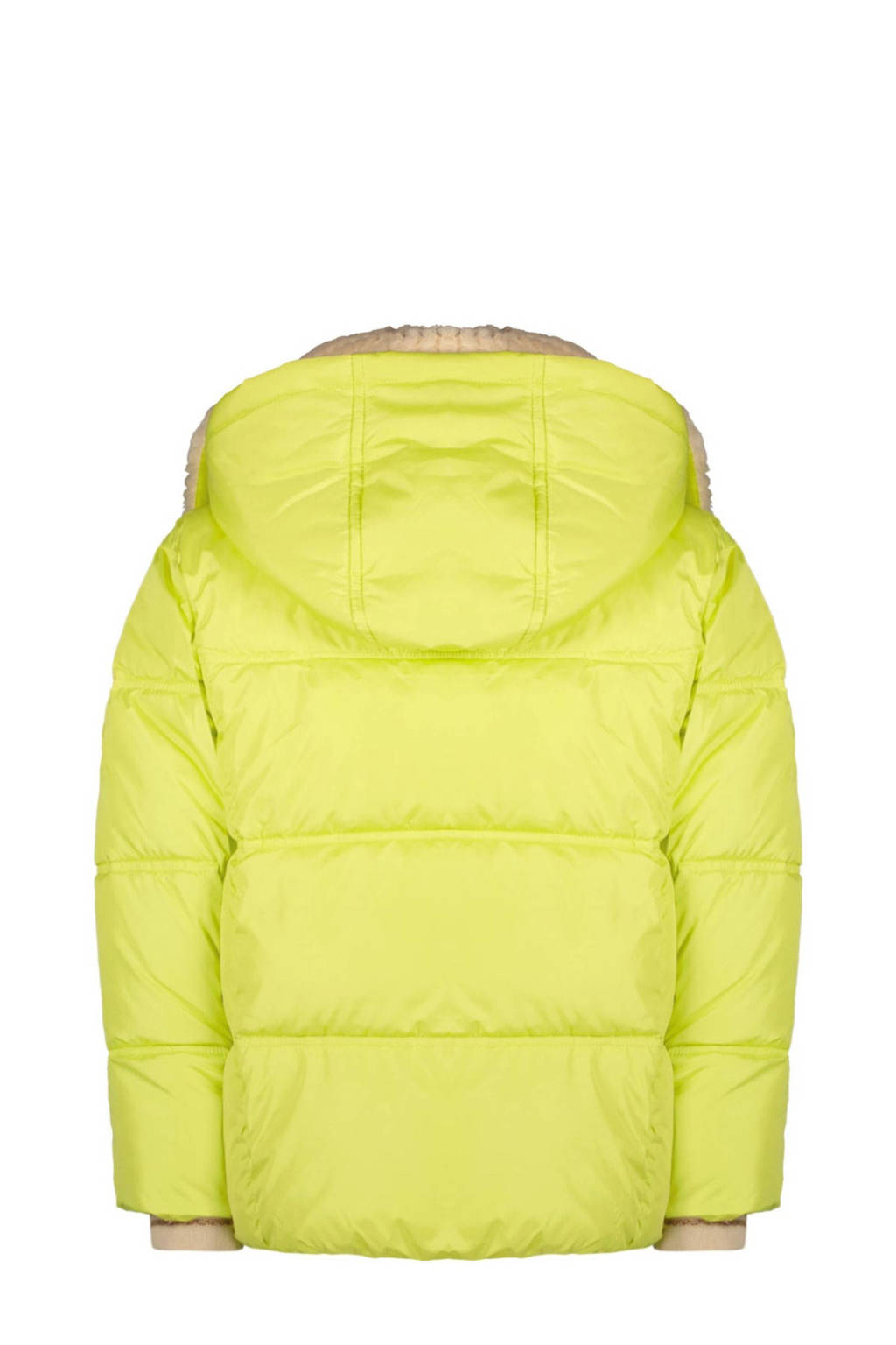 Like Flo quilted gewatteerde winterjas Amaya felgeel/beige