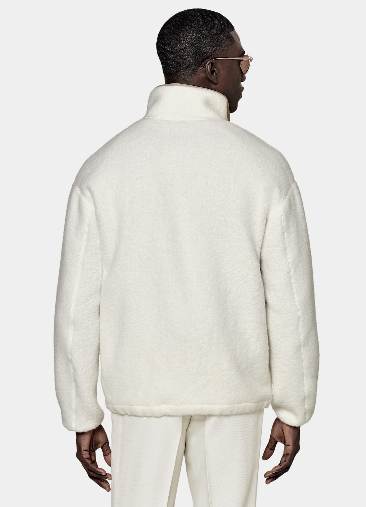 Veste de randonnée blanc cassé