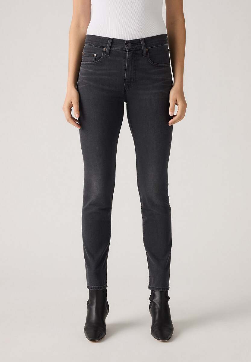 Calça jeans Levi's 724 de cintura alta e corte reto.