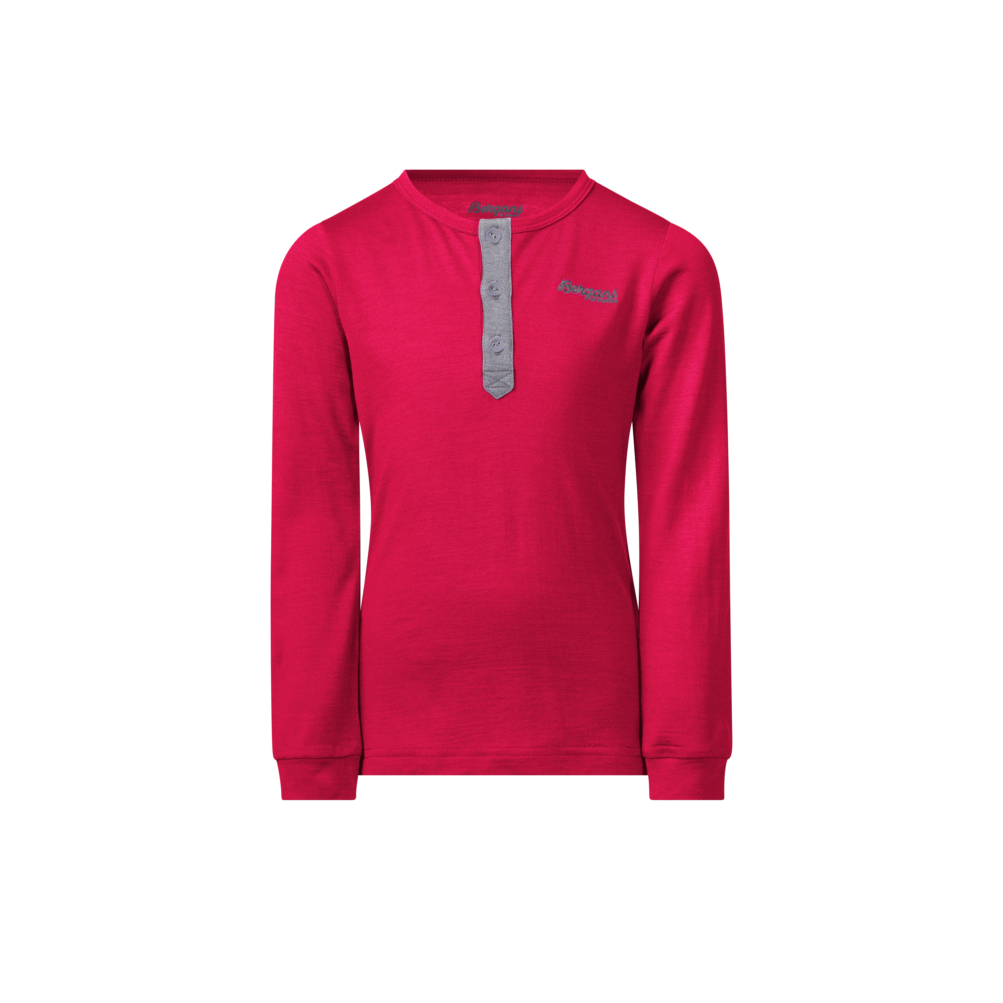 Myske Wool Kids Shirt Dark Sorbet Melange