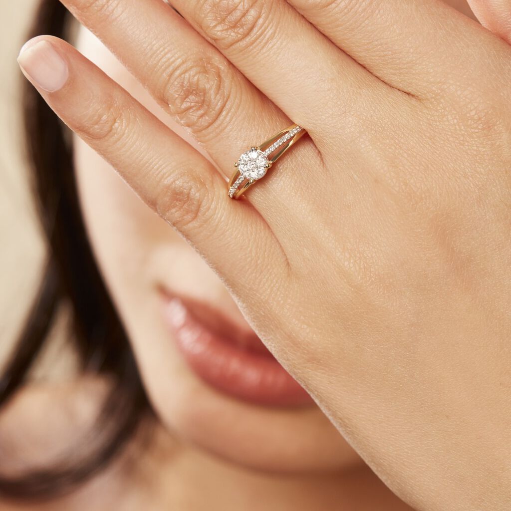 Bague Katherina Or Jaune Diamant