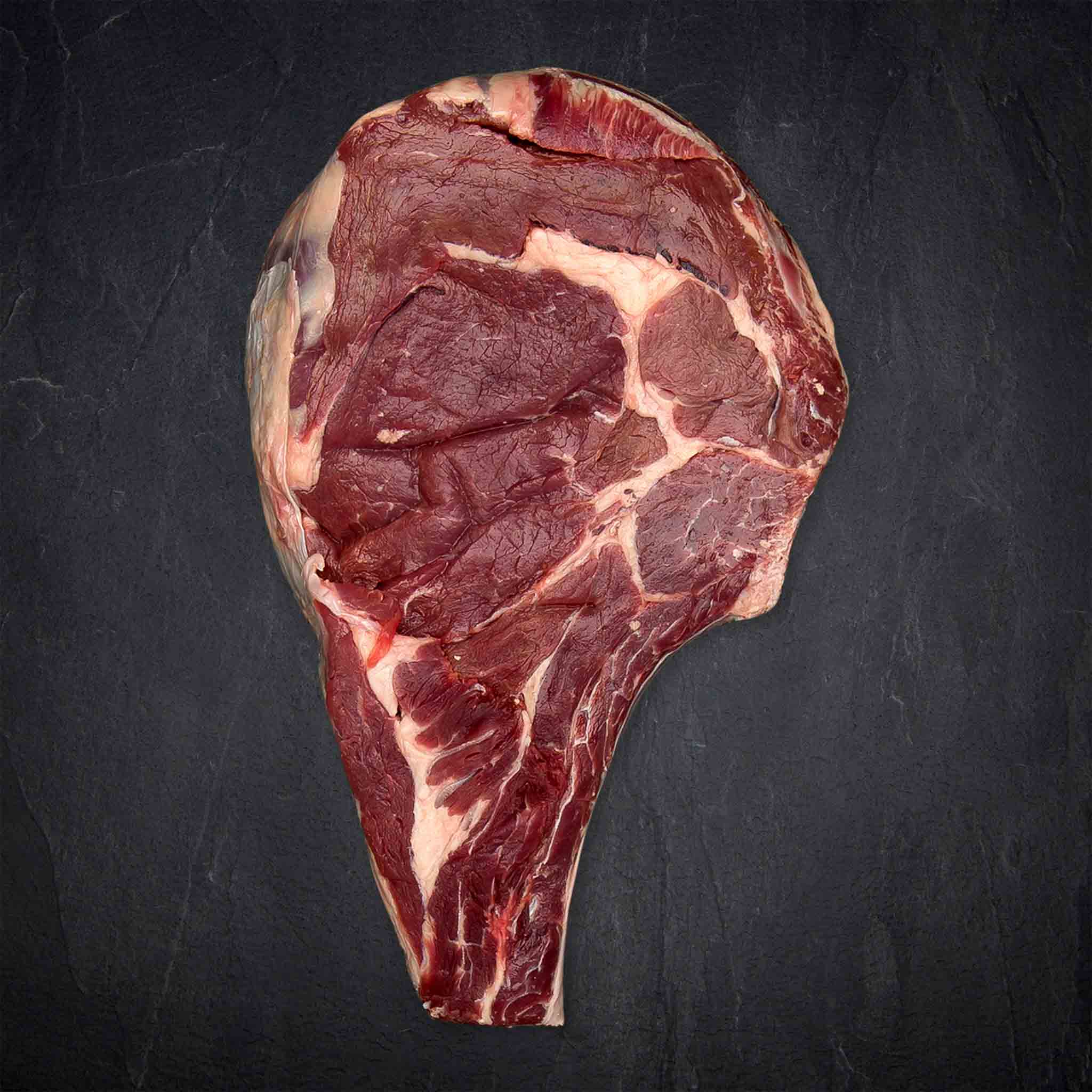 Cote de Boeuf (Entrecôte) mit Knochen geschnitten