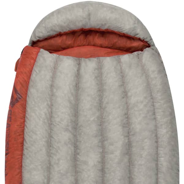 Sac de couchage SEA TO SUMMIT FLAME FM1 WOMEN REGULAR RIGHT ZIP LIGHT GREY/RED