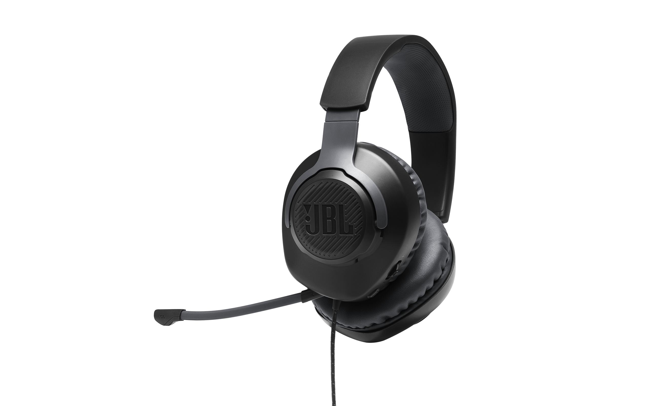 Headset Quantum 100 SchwarzKabelgebundenes Over-Ear-Gaming-Headset mit abnehmbarem Mikro
