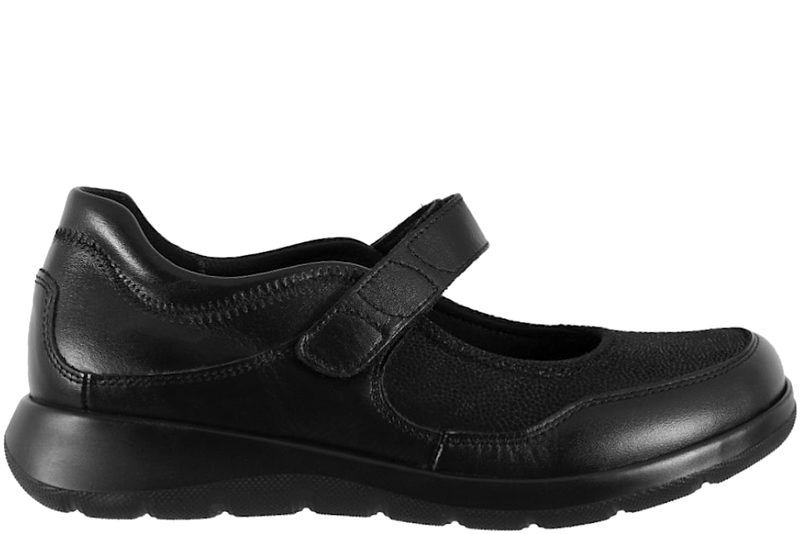 NEW FEET BALLERINA MED REM I SORT SKIND