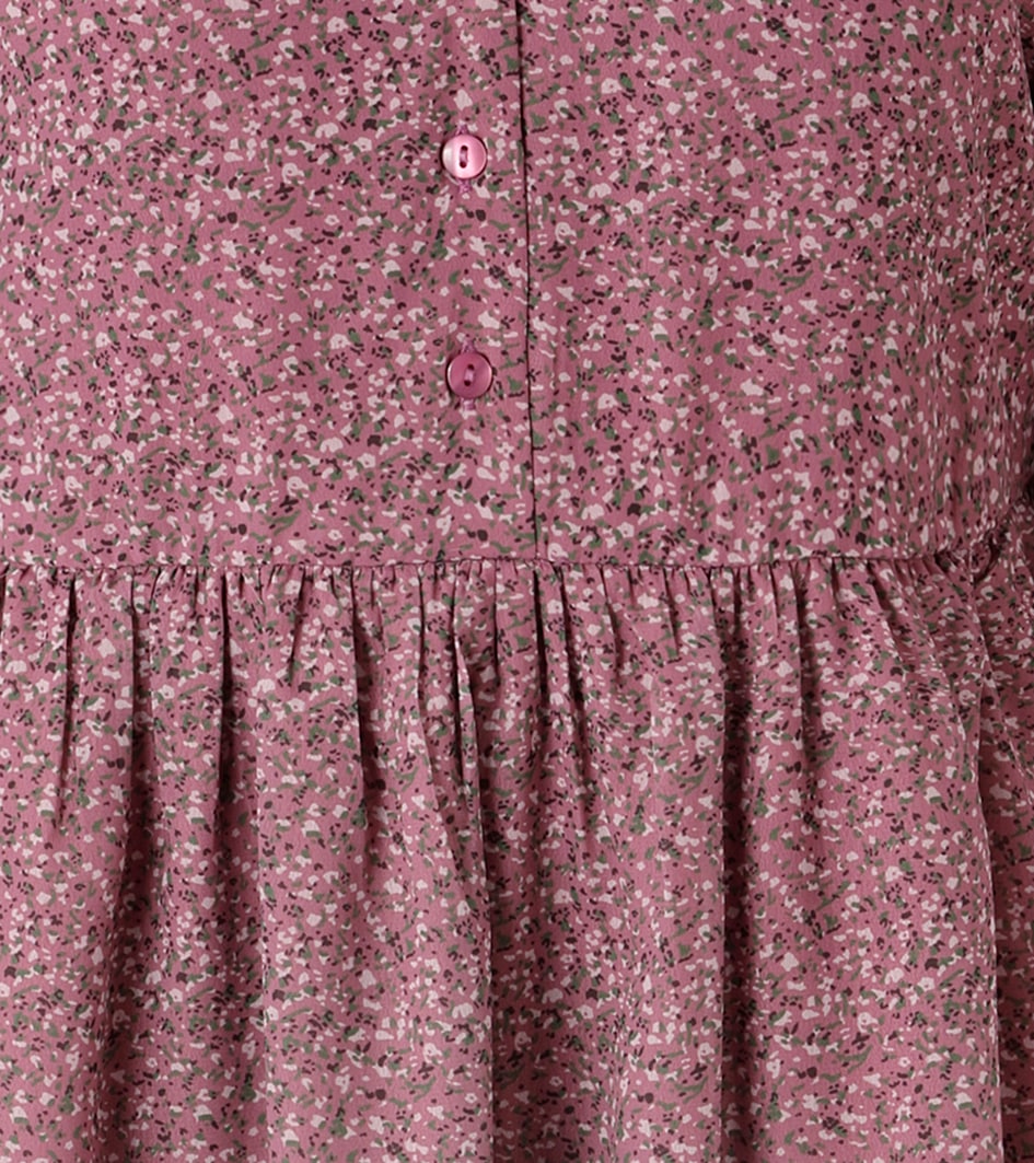 Aniston CASUAL Blusenkleid mit kleinem, grafischen Alloverdruck - NEUE KOLLEKTION