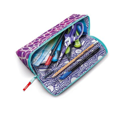 Maped - Trousse à ouverture XXL Effet - velours rose