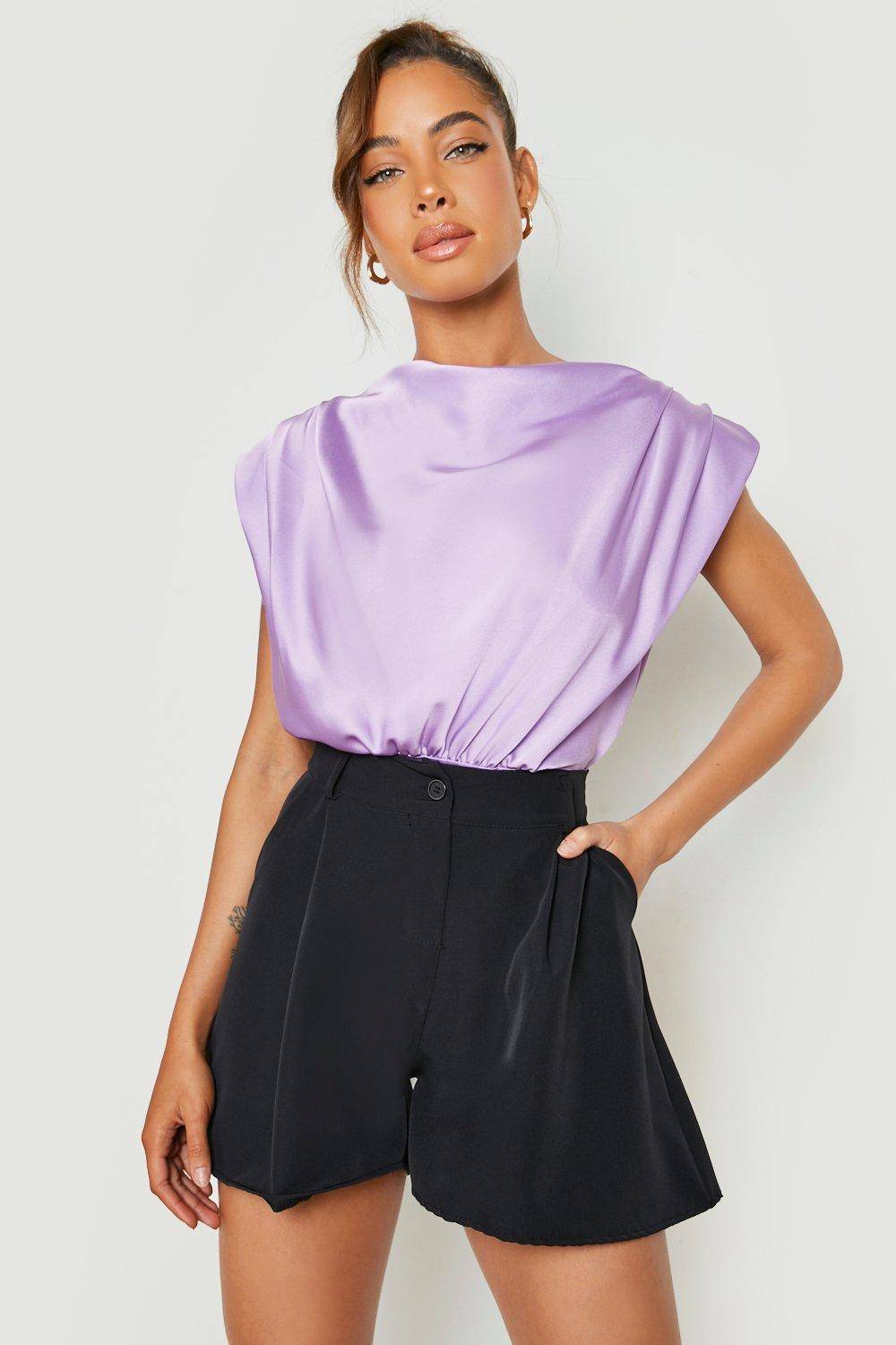 boohoo Short taille haute sur mesure