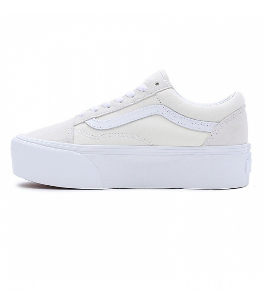 Tênis Vans Old Skool Stackform de camurça amarela