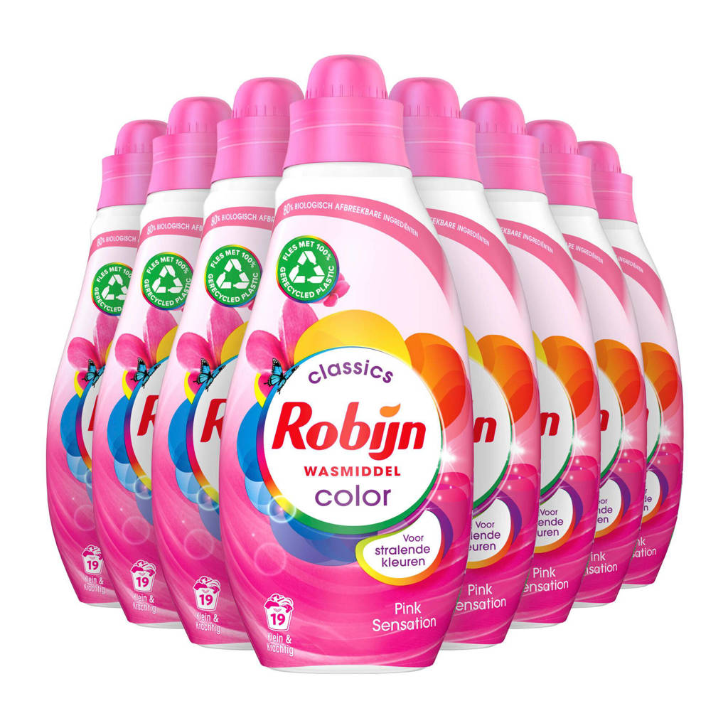 Supervloeibaar wasmiddel Color Pink Sensation - 8 x 19 wasbeurten - 152 wasbeurten