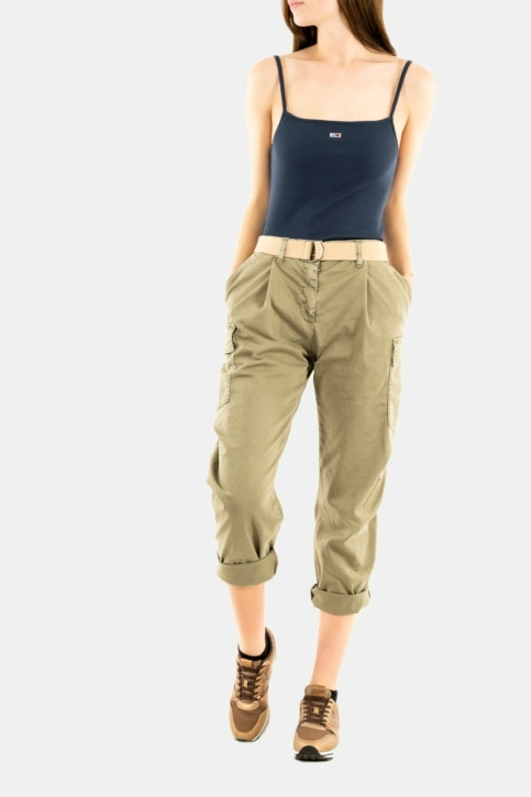 pantalons please p0qk 3649 nuovo kaki