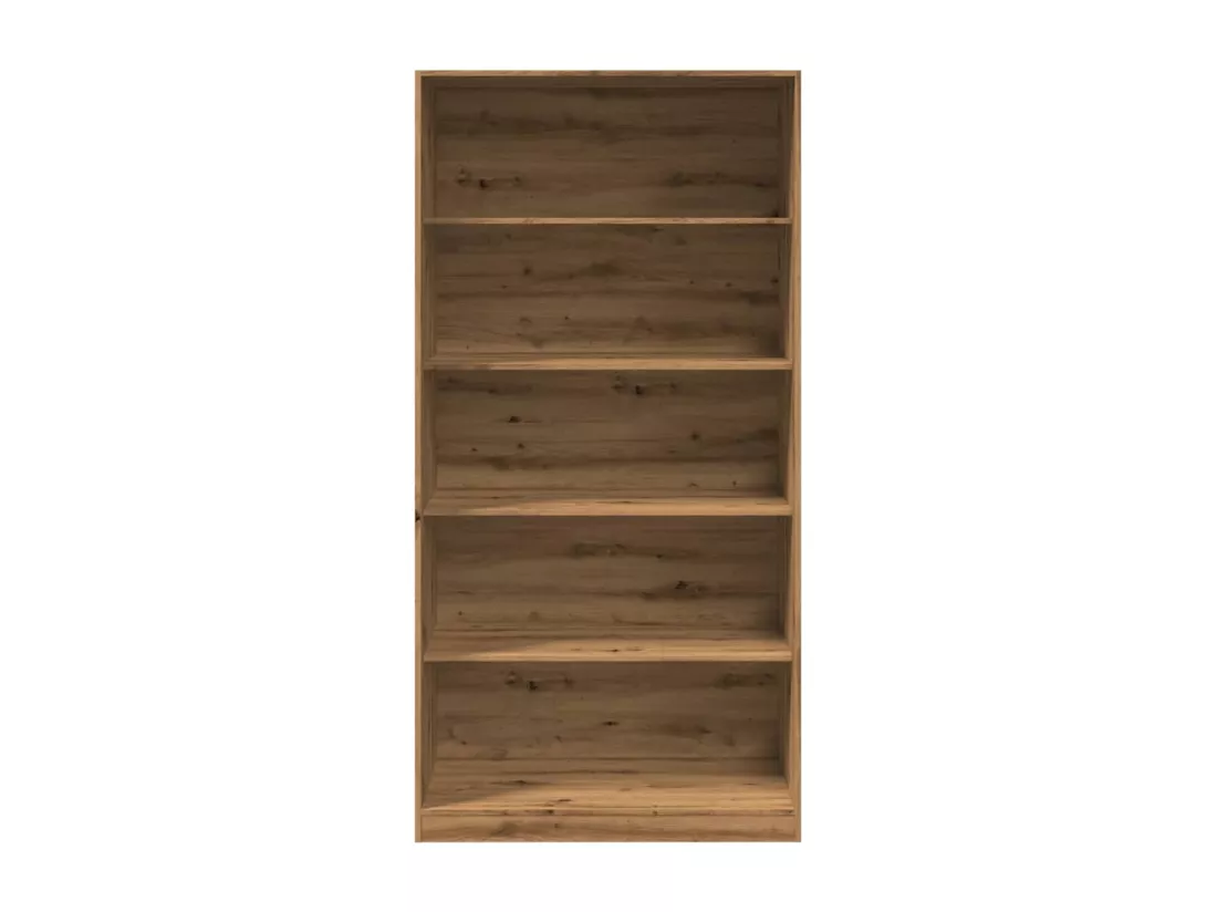 Garde-robe chêne artisanal 100x50x200 cm bois d'ingénierie