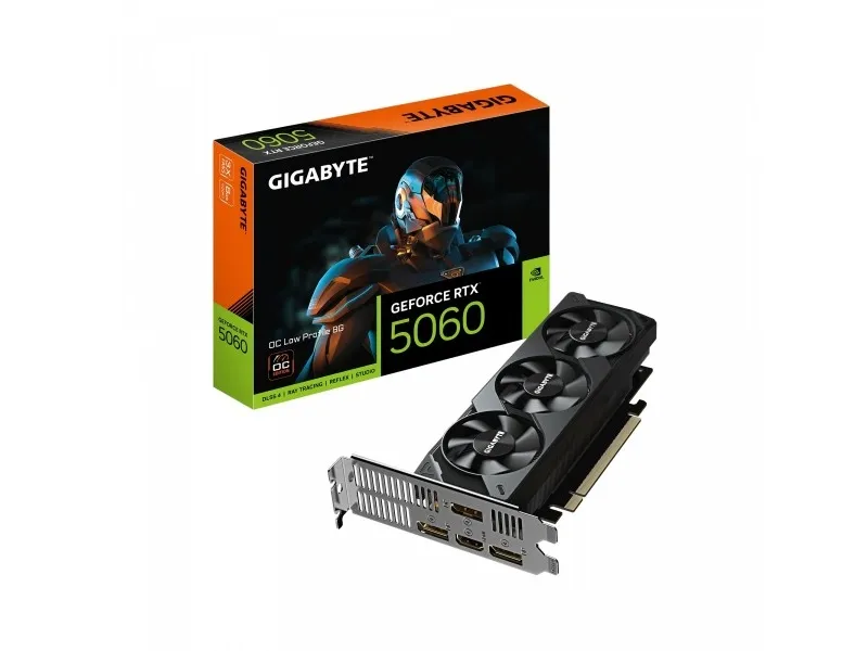 Gigabyte GeForce RTX 5060 OC 8G - Grafikkort - GeForce RTX 5060 - 8 GB GDDR7 - PCI Express 5.0 lavprofil - 3 x DisplayPort, HDMI