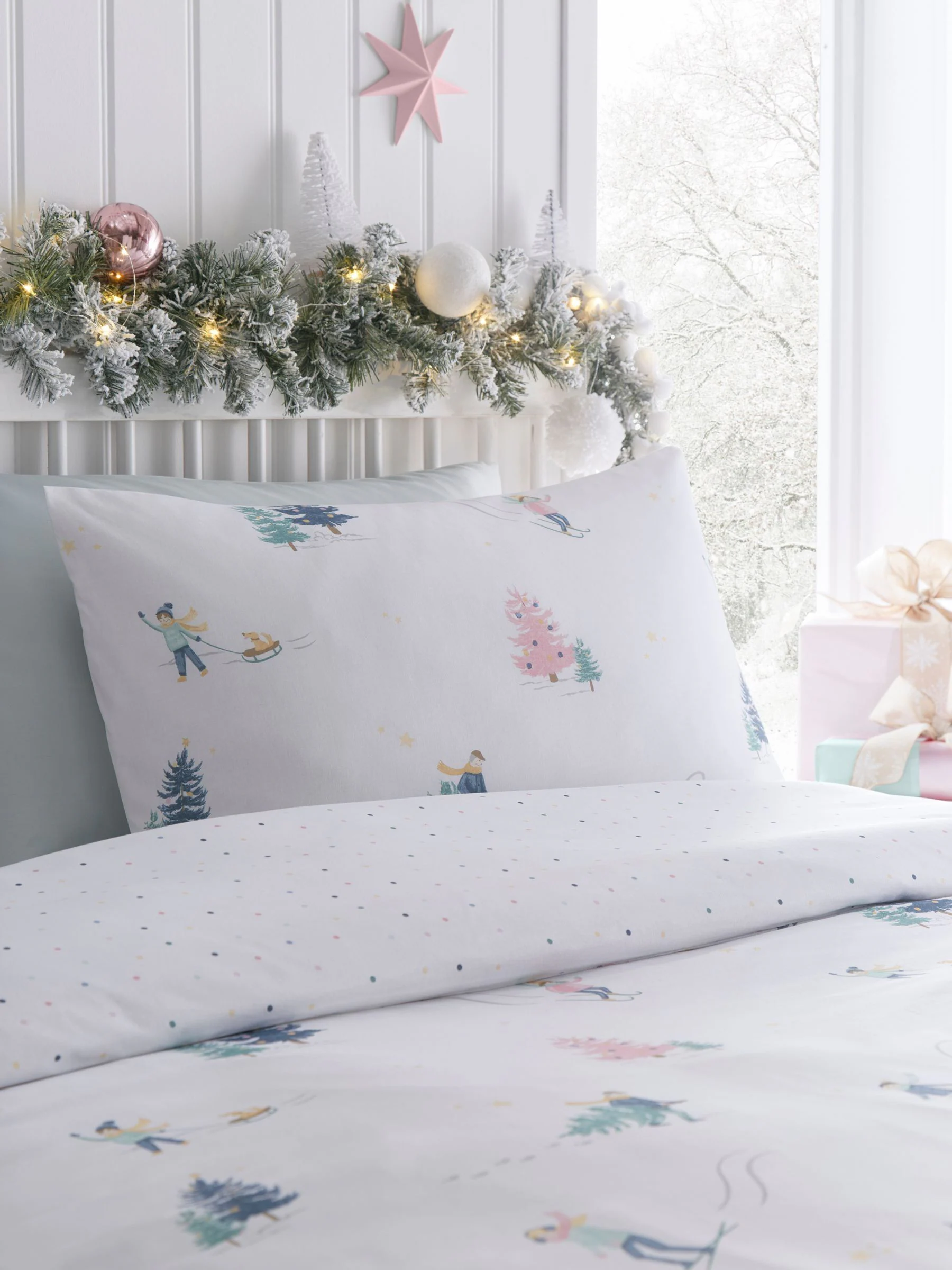 Fusion Easycare Christmas Duvet Cover Set