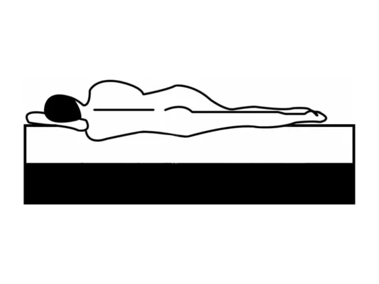 Sommier tapissier Gris foncé Tissu 140x200 cm