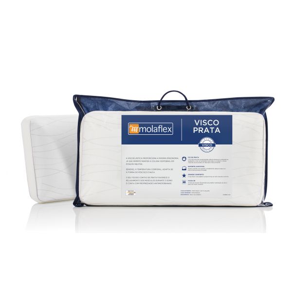 Molaflex Almofada Visco Prata 60x40