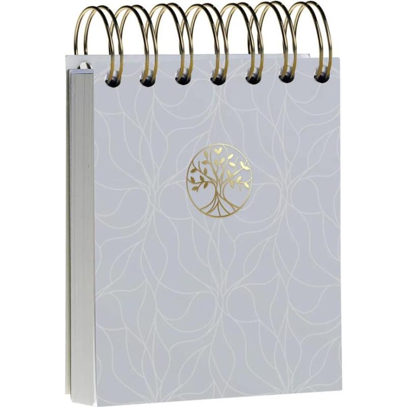Inspire, Bloc reliure intégrale en-tête 9x11 cm, 160 feuilles, uni, ass.