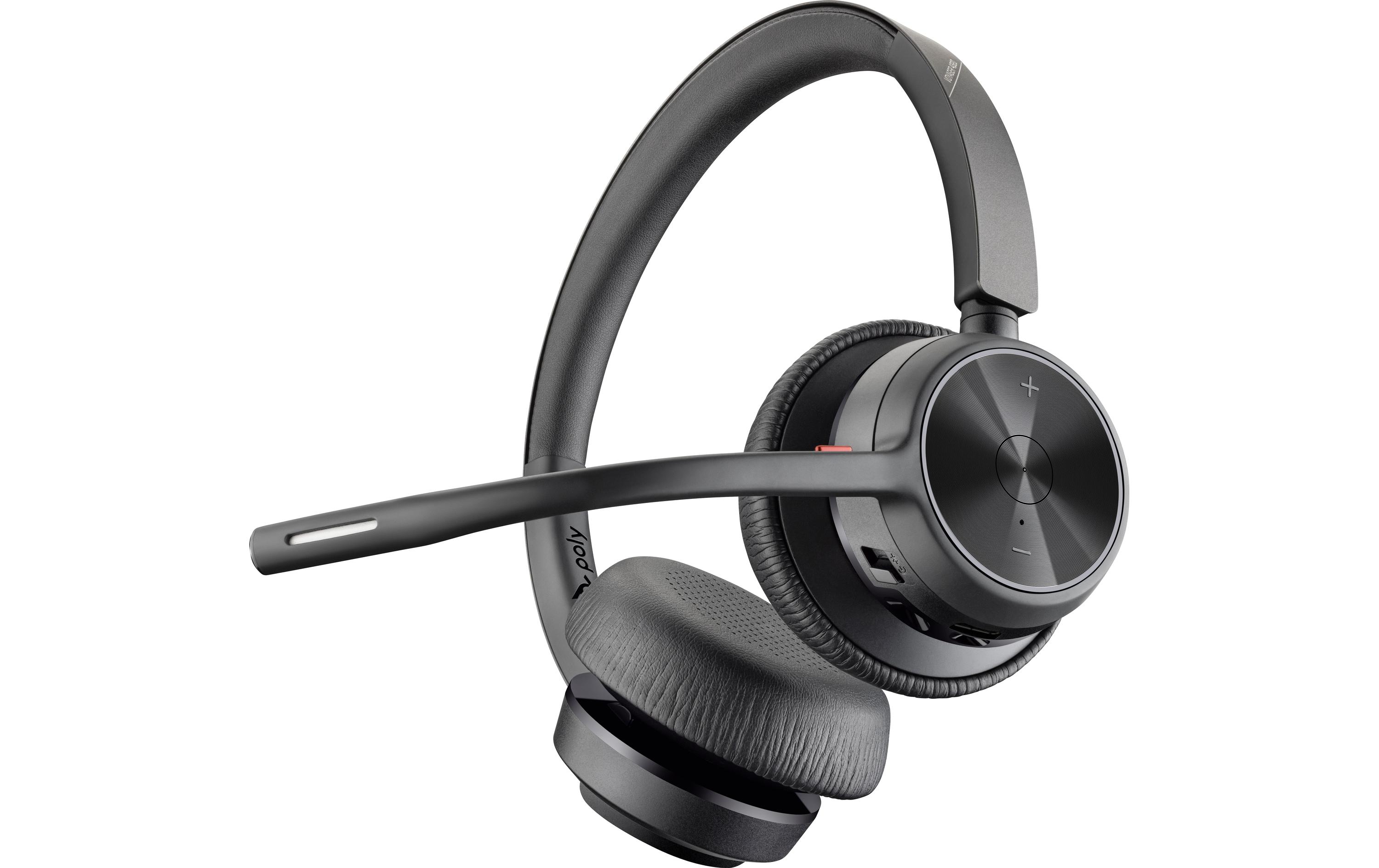 Headset Poly Voyager 4320 UC Duo USB-A, ohne LadestationPoly Voyager Bluethootbüro-Headsets
