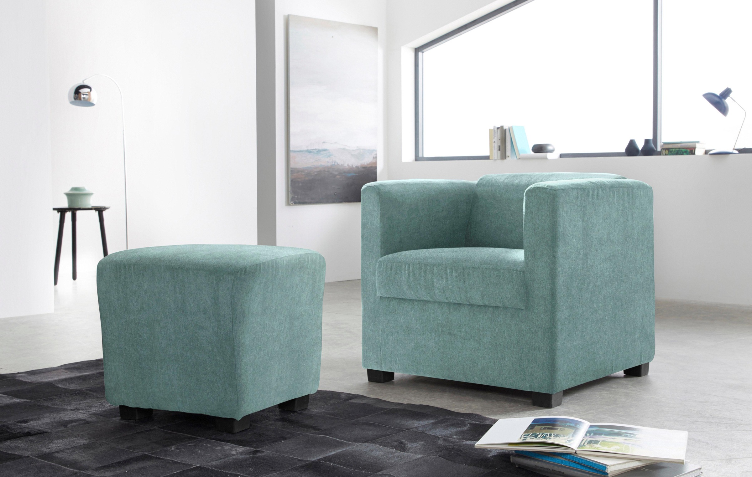 INOSIGN Sessel »Bob Cocktailsessel, Clubsessel, Loungesessel« in verschiedenen modernen Farben und Qualitäten