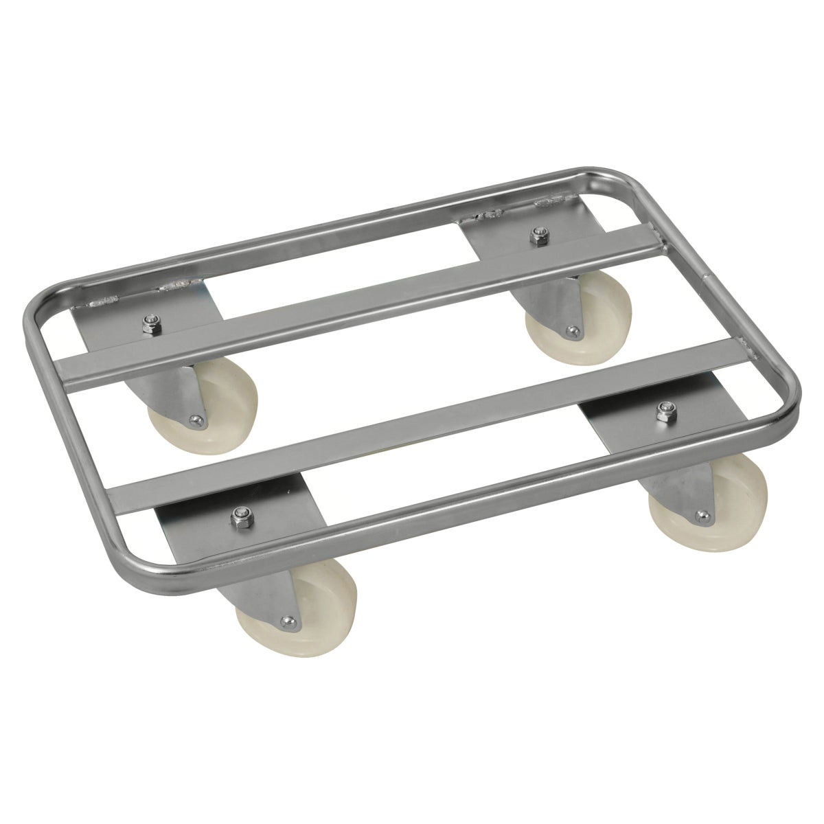 Kongamek gegalvaniseerde trolley 600x400x160mm met 4 zwenkwielen en 300kg laadvermogen