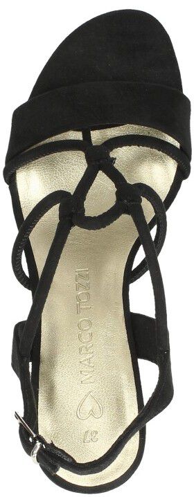 Marco Tozzi Sandalen Hak zwart