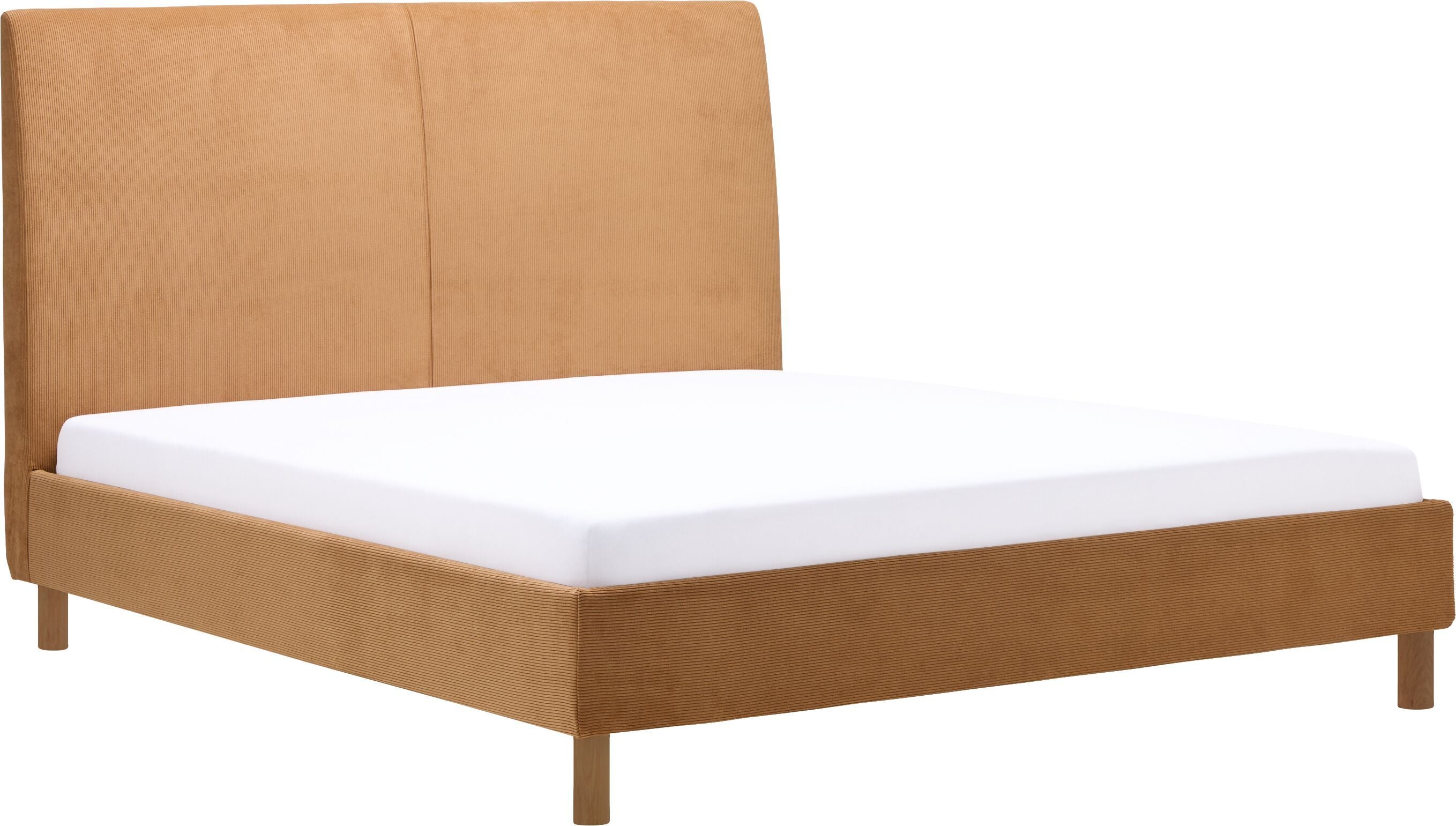 CELINE Polsterbett - Gelb / B: 140.0 cm x T: 200.0 cm