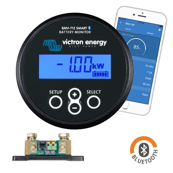 Contrôleur de batterie haute précision bluetooth Victron BMV-712