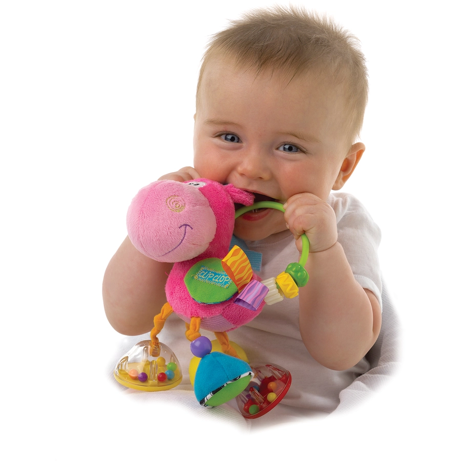 playgro Toy Box Pferd Klipp Klapp, pink