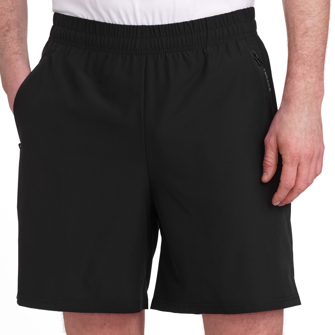VanVaan Herren Sport-Shorts mit Elastikbund schwarz