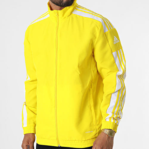 Veste Zippée A Bandes GP6448 Jaune