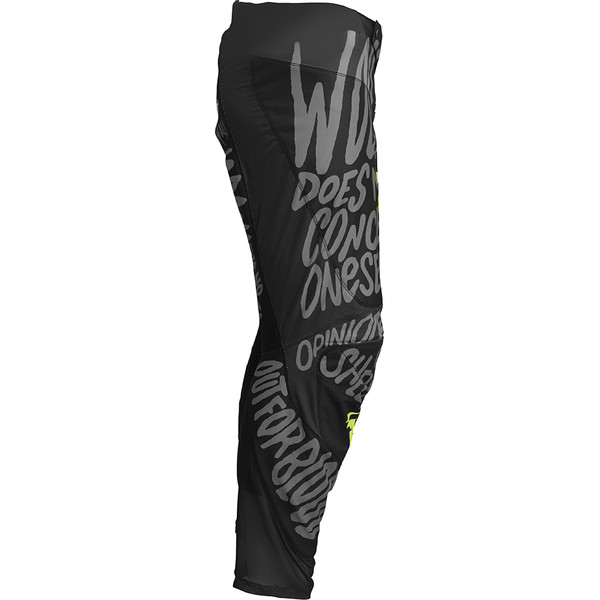 Thor Motocross - Pantalon enfant Pulse Counting Sheep Charcoal / Vert
