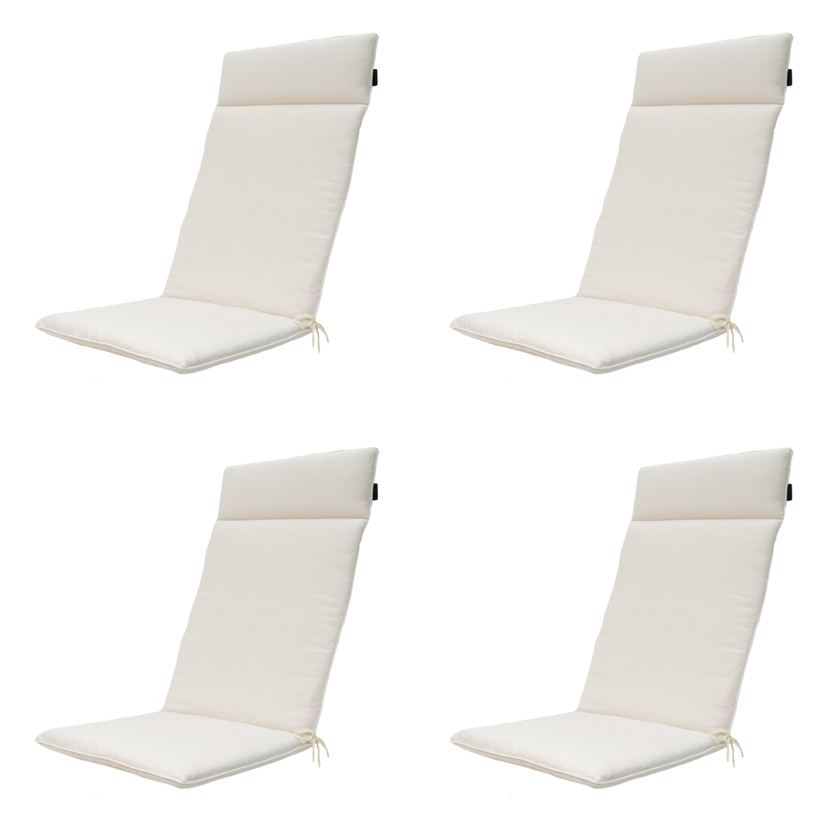 Madison Napels sand Tuinstoelkussen - Set van 4