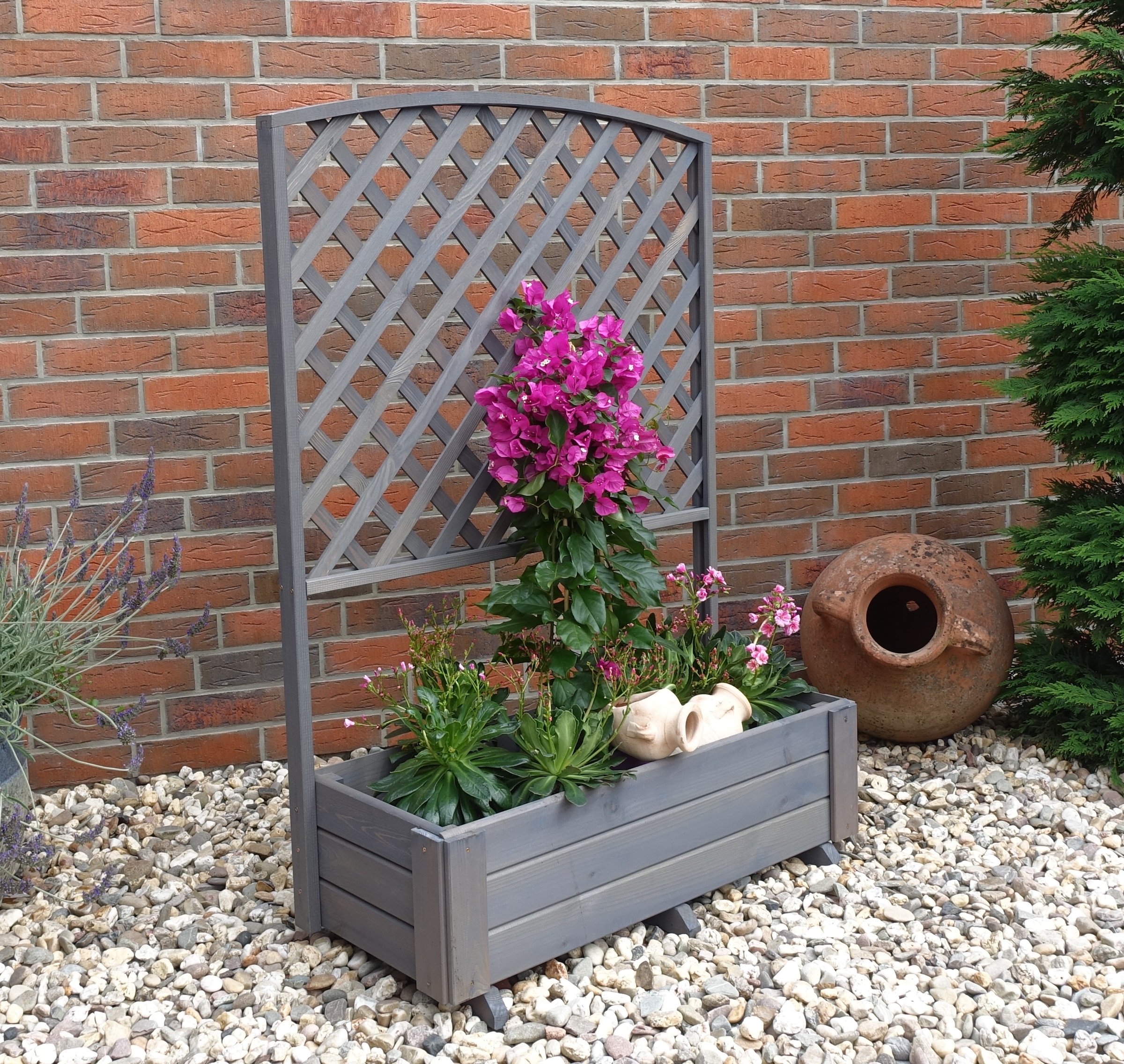 promadino Blumenkasten »Flora« BxTxH: 91x41x130 cm