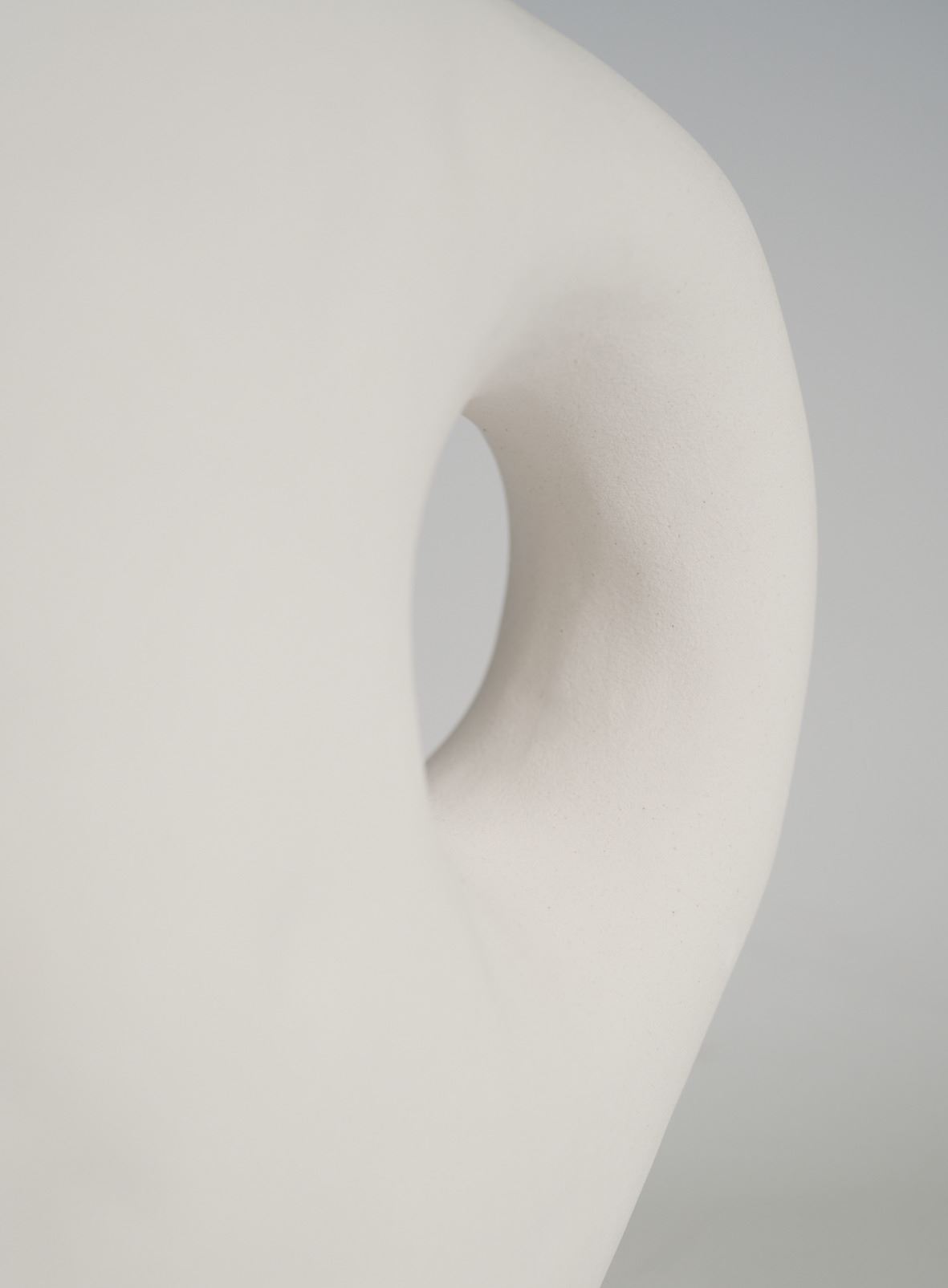 Vase hvit - 23x13,6x25 cm