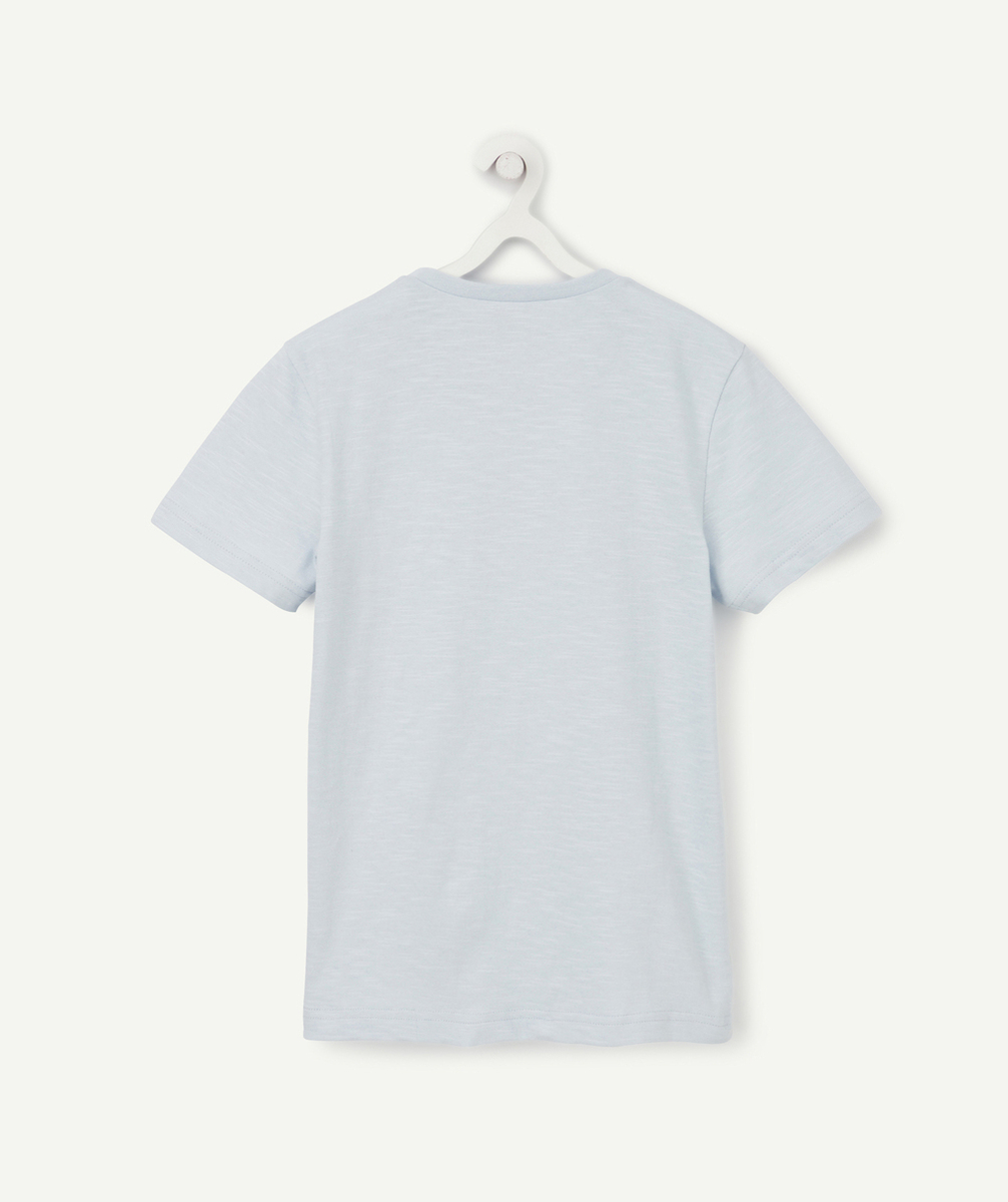 COSMIC VIBES - T-SHIRT BLEU CANCER EN COTON BIO ENFANT