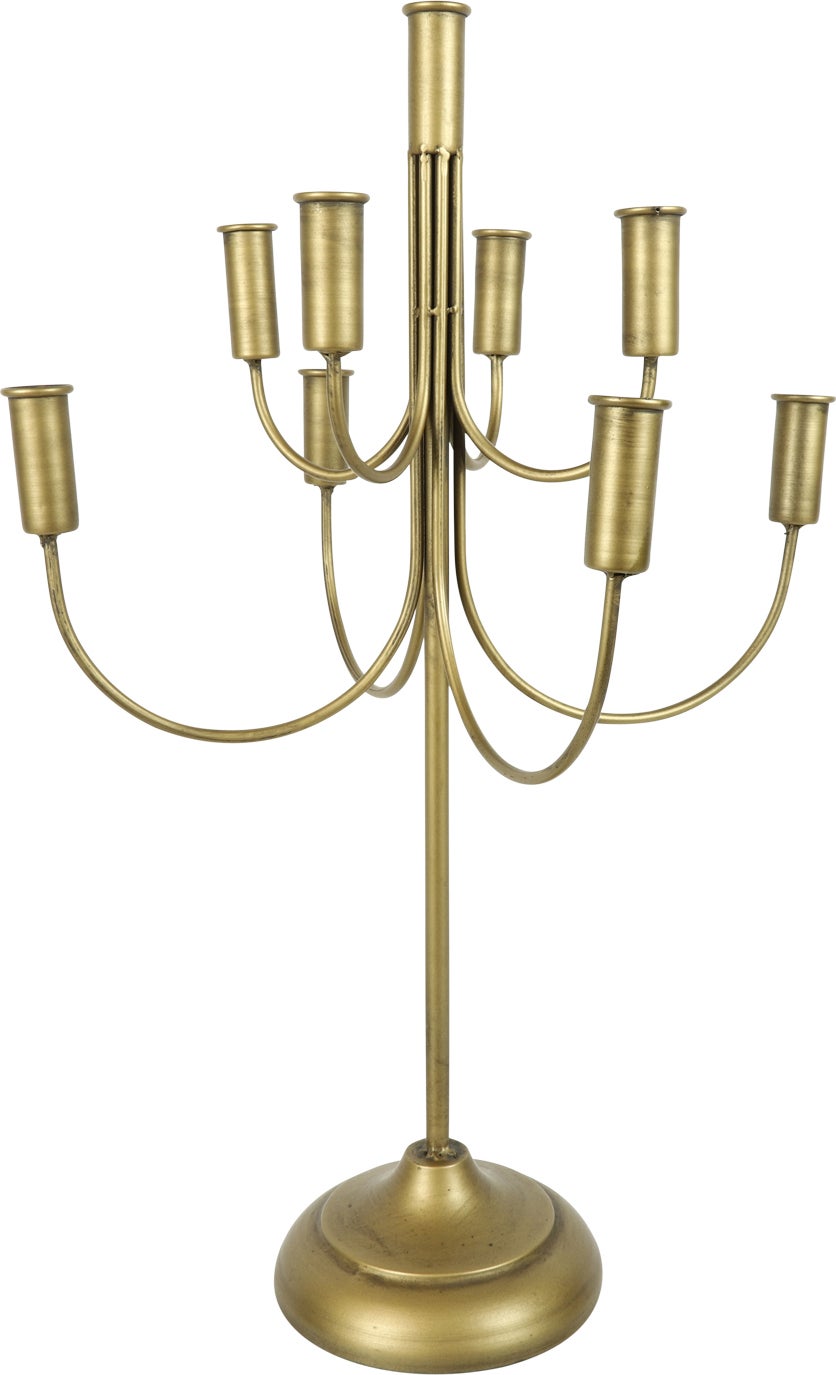 Countryfield kandelaar Laramie goud D 37,5 H 60,5 cm