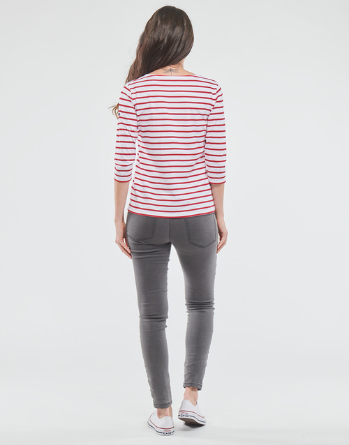 Armor Lux - MARINIERE ARMOR - Blanc / Rouge