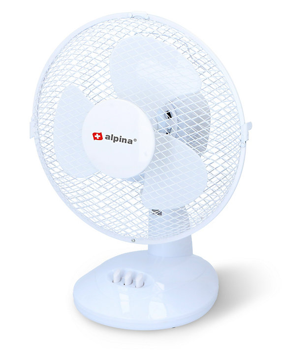Ventilateur de table oscillant et inclinant ø23 cm 23W, 2 vitesses