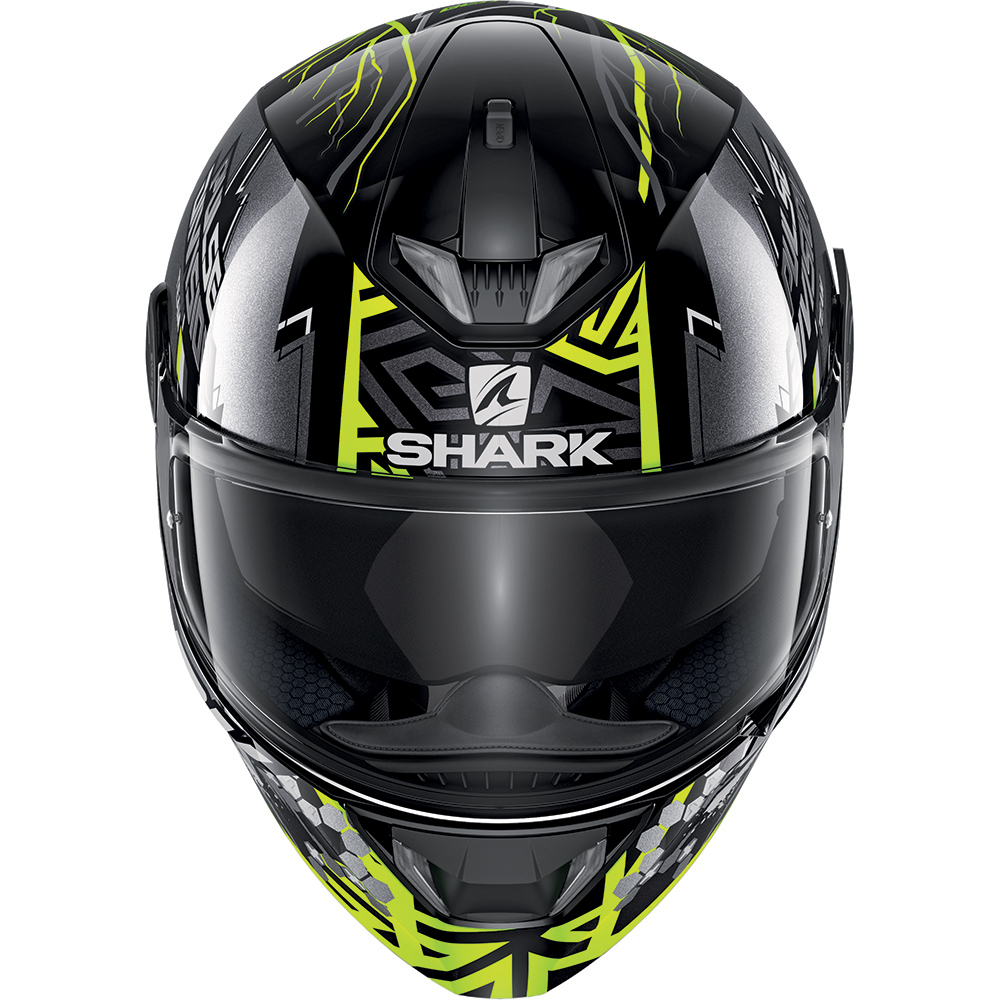 Shark - Casque Skwal 2.2 Noxxys Noir / Jaune / Gris / Blanc