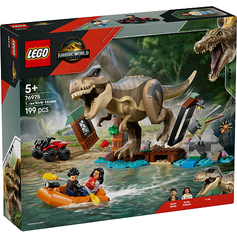 LEGO Jurassic World bådflugt fra T. Rex 76975