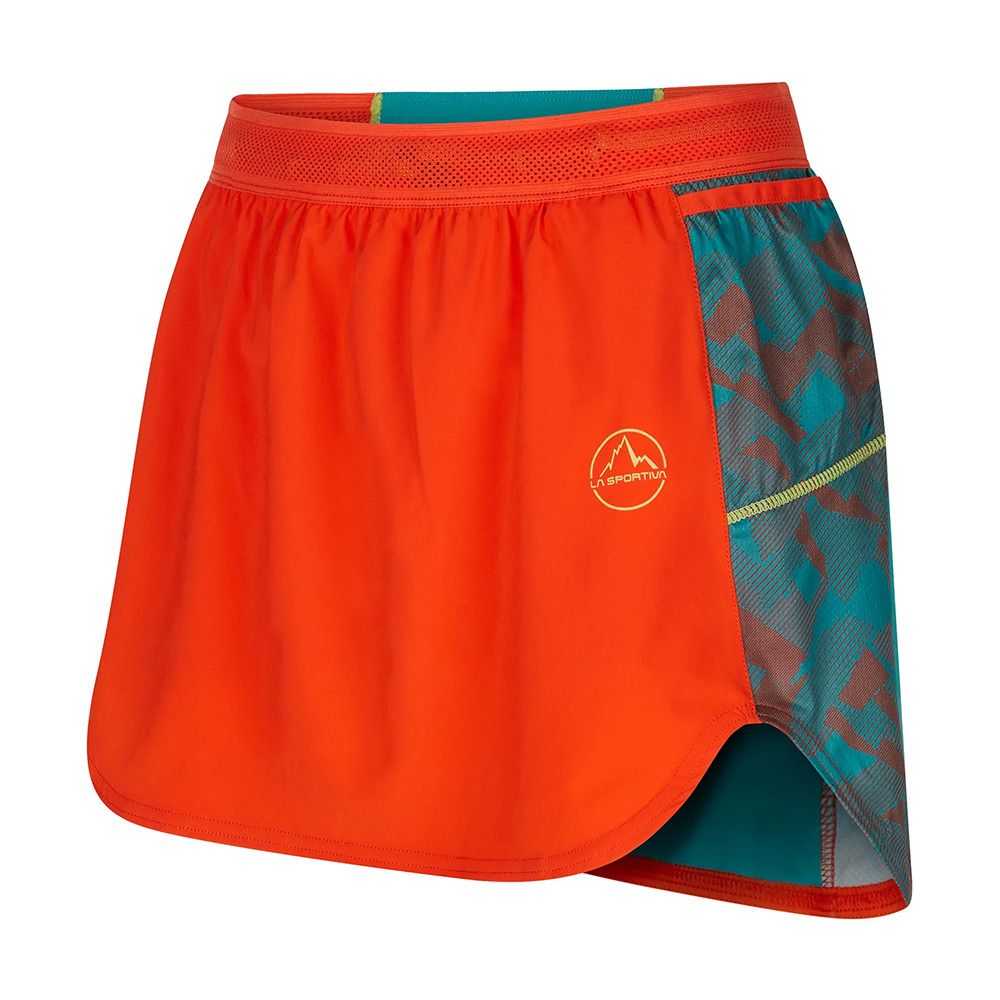 La Sportiva AUSTER - Jupe Femme cherry tomato/lagoon