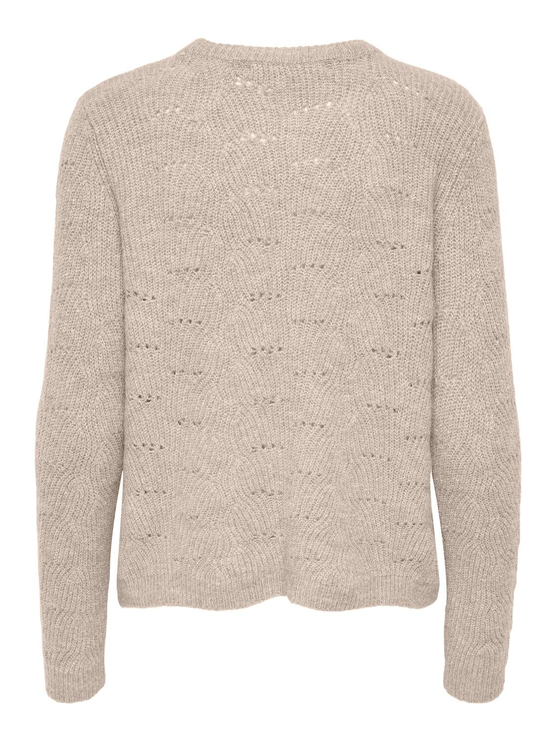 ONLLOLLI Strickpullover Taupe Gray