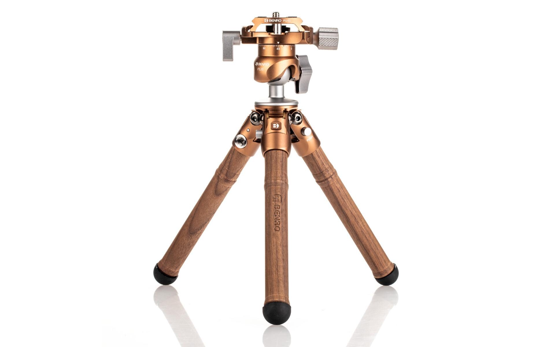 Tischstativ TablePod Kit Holz<br>Walnussholz-Stativ für aussergewöhnliche Schönheit und überlegene Leistung