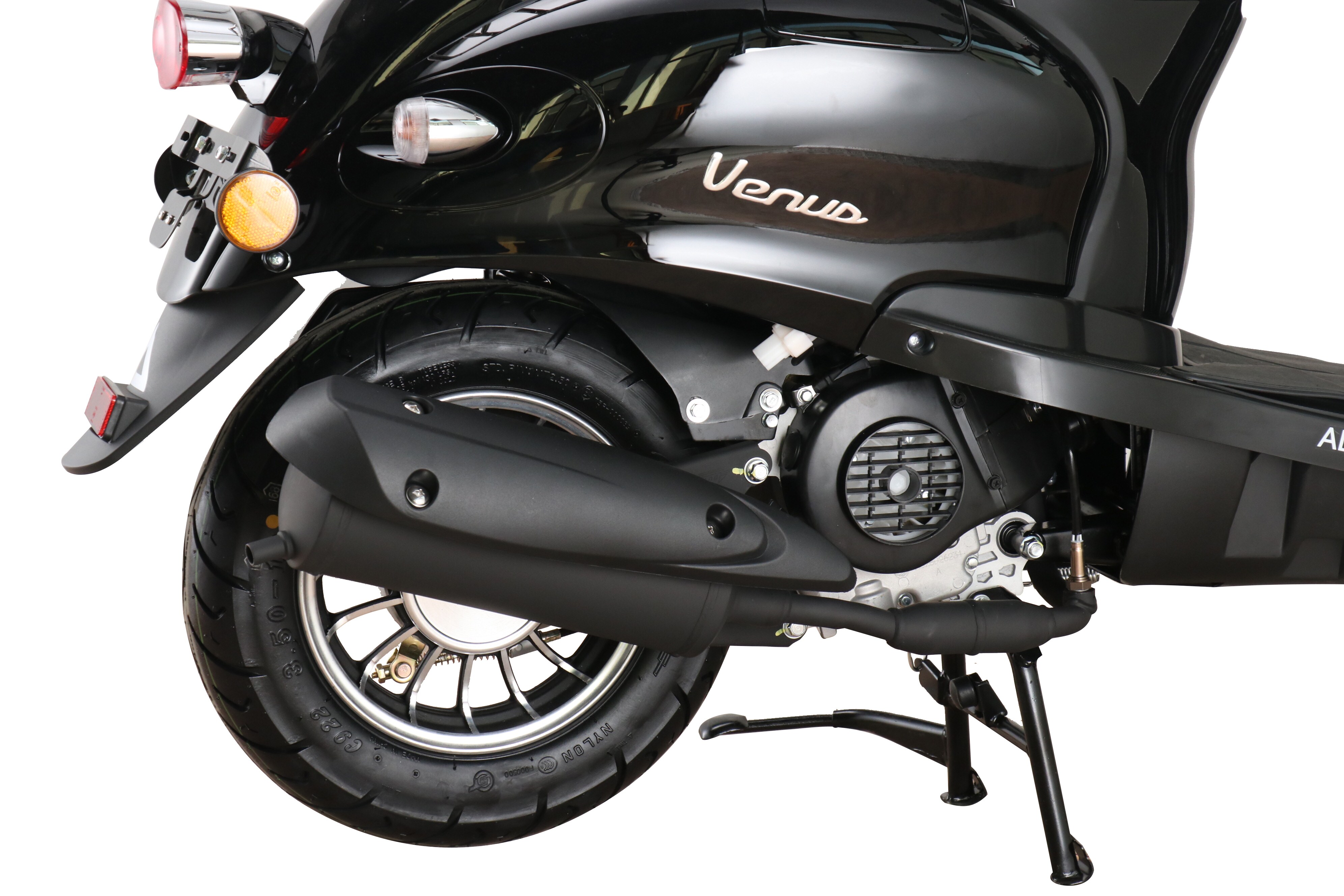 Alpha Motors Motorroller Venus 50 ccm 45 kmh EURO 5 schwarz