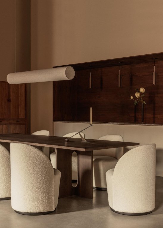 Audo Copenhagen Hashira Linear hanglamp LED Raw